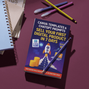 Canva + ChatGPT Profit Templates: Sell Your First Digital Product in 7 Days