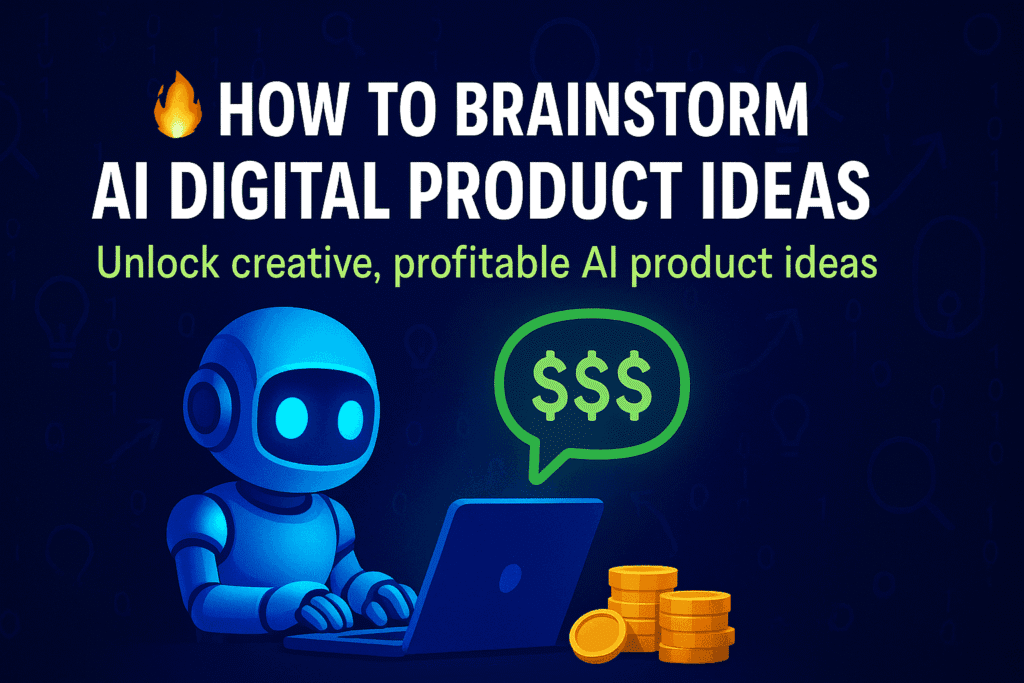 How to Brainstorm AI Digital Product Ideas Step-by-Step in 2025