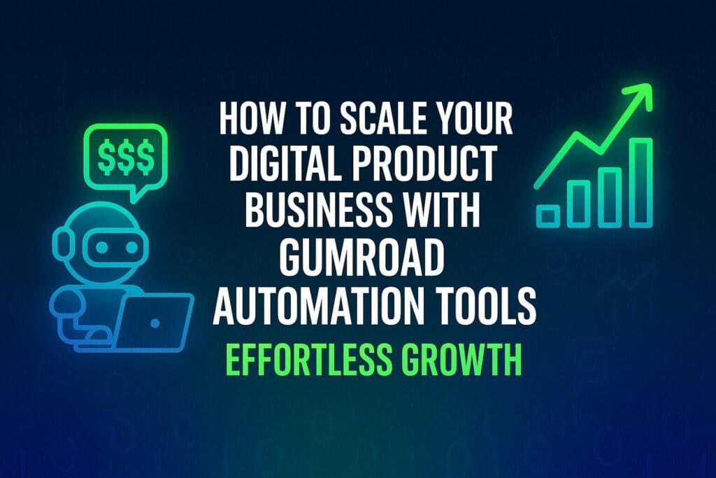 How to Scale Your Digital Product Business with Gumroad Automation Tools