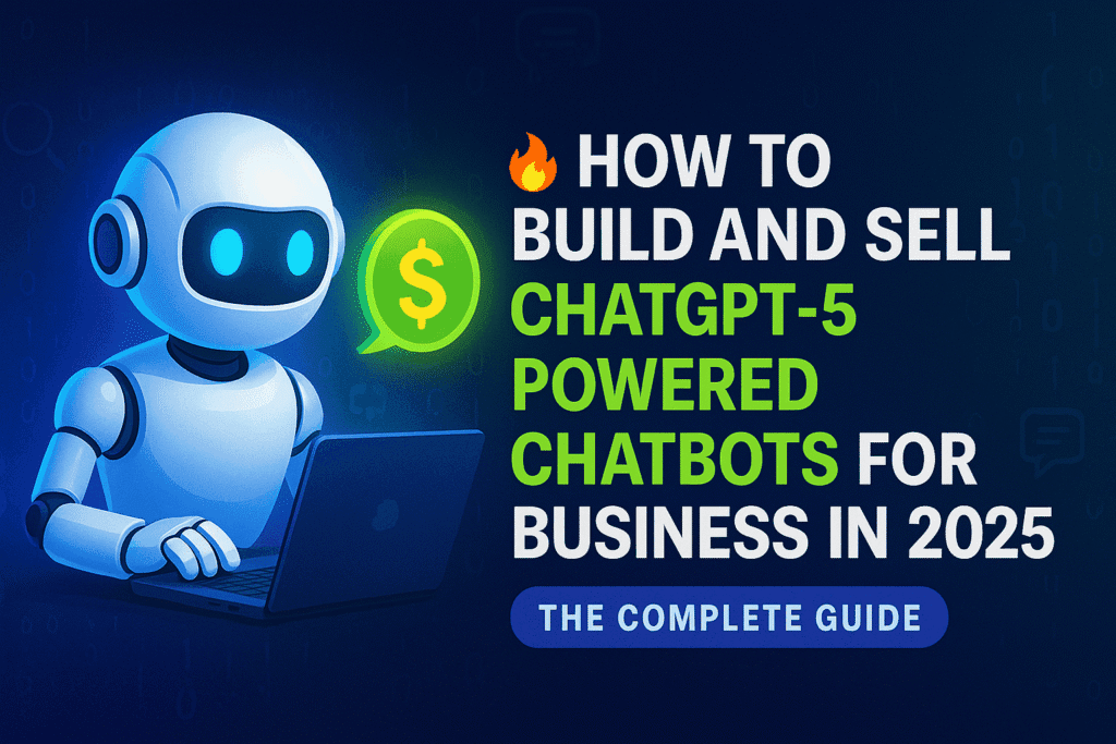 How to Build and Sell ChatGPT-5 Powered Chatbots for Business in 2025 The Complete Guide