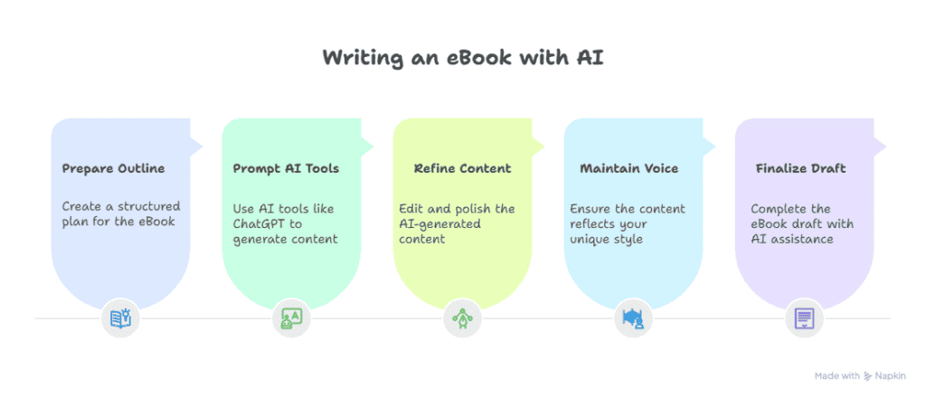 Writing the eBook Using AI