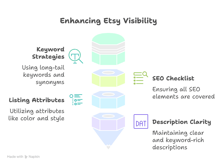 Optimizing Etsy SEO for Digital Sticker Listings
