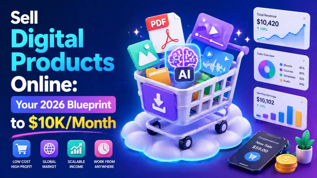 Sell Digital Products Online: Your 2026 Blueprint to $10K/Month