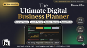 Digital Product Business Planner