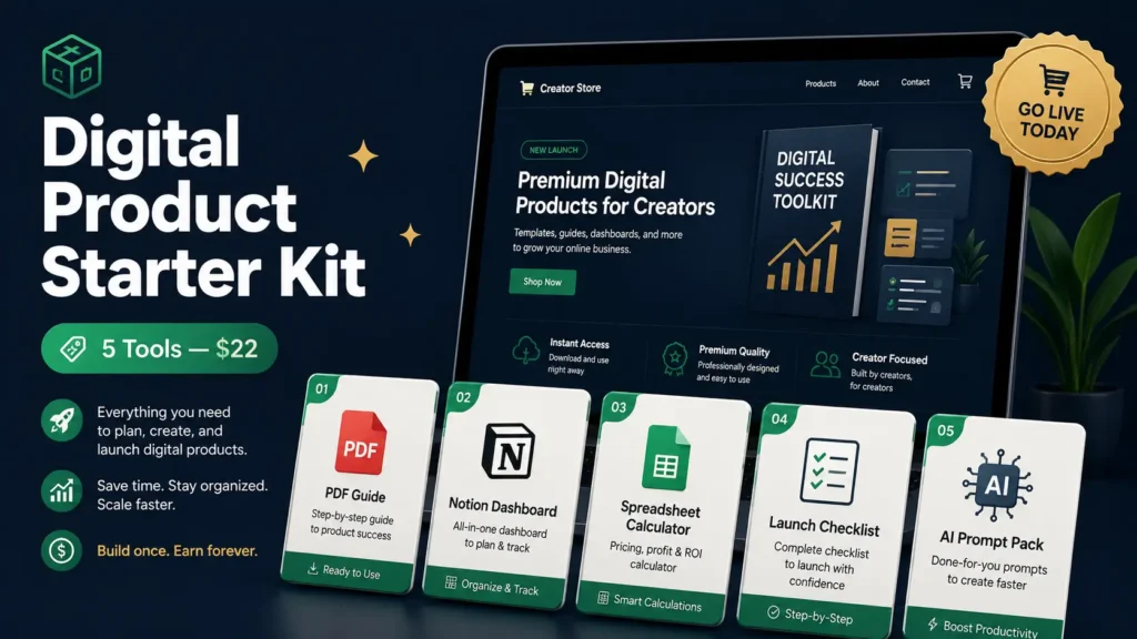 Digital Product Starter Kit by Money AI Pro